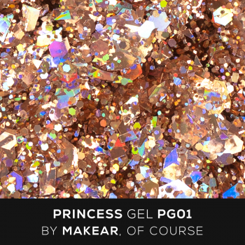 Makear PG01 Princess Gel -  Gold 5ml